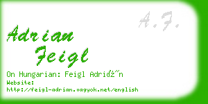 adrian feigl business card